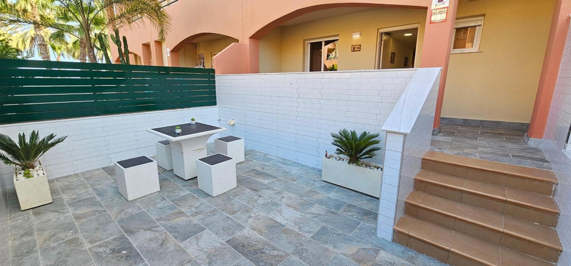 Homes Of Spain, Apartamentos Paraiso De Vera Playa, Ed Tahiti Bajo H, A Pie De La Playa, Vistas Piscina Exterior foto
